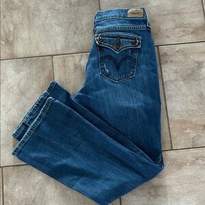 Levi's 515 Classic Boot Cut Jeans - Deep Blue